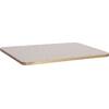 ΕΠΙΦΑΝΕΙΑ ΤΡΑΠΕΖΙΟΥ SINTERED STONE HM6656.12 WHITE MARBLE-ΠΛΑΙΣΙΟ ALU ΧΡΥΣΟ 120x80εκ.