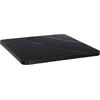 ΕΠΙΦΑΝΕΙΑ ΤΡΑΠΕΖΙΟΥ SINTERED STONE HM6655.03 BLACK MARBLE--ΠΛΑΙΣΙΟ ALU ΜΑΥΡΟ 80x80εκ.