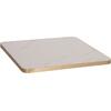 ΕΠΙΦΑΝΕΙΑ ΤΡΑΠΕΖΙΟΥ SINTERED STONE HM6655.12 WHITE MARBLE--ΠΛΑΙΣΙΟ ALU ΧΡΥΣΟ 80x80εκ.