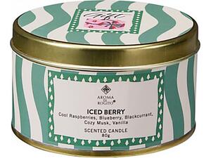 Αρωματικό κερί σε μεταλλικό δοχείο Iced Berry 80γρ.